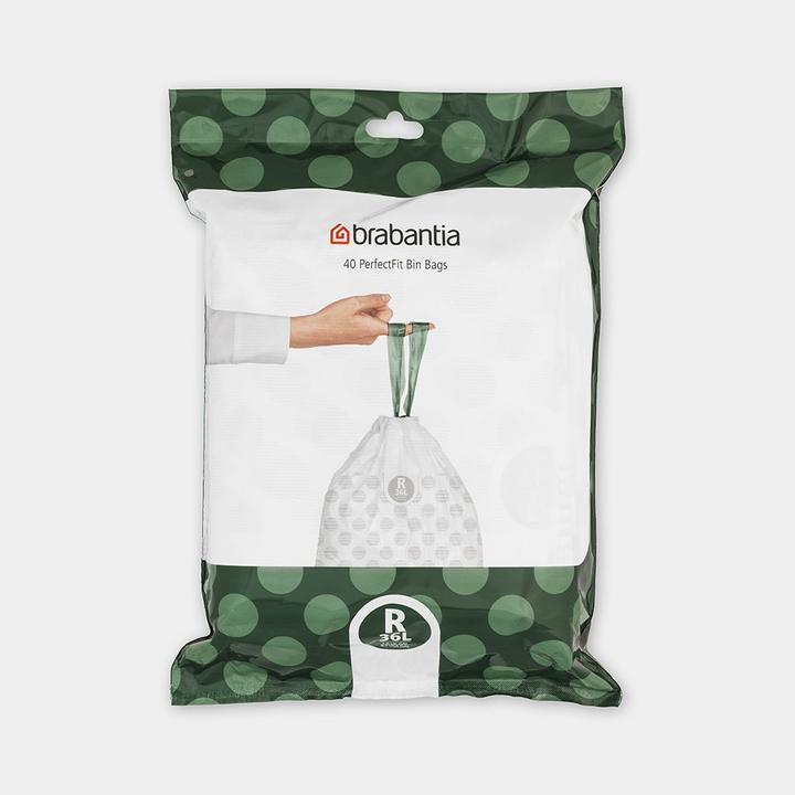 Actual product image Brabantia PerfectFit garbage bag type R, 36 L, 30 pcs. (40 x, 36 l)