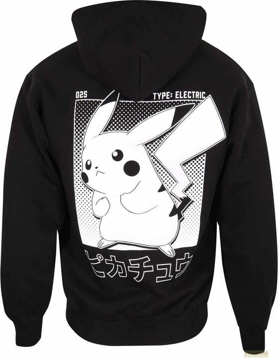 Immagine prodotto Heroes Inc Maglia con cappuccio Pokemon Halftone Pikachu (M) (M)