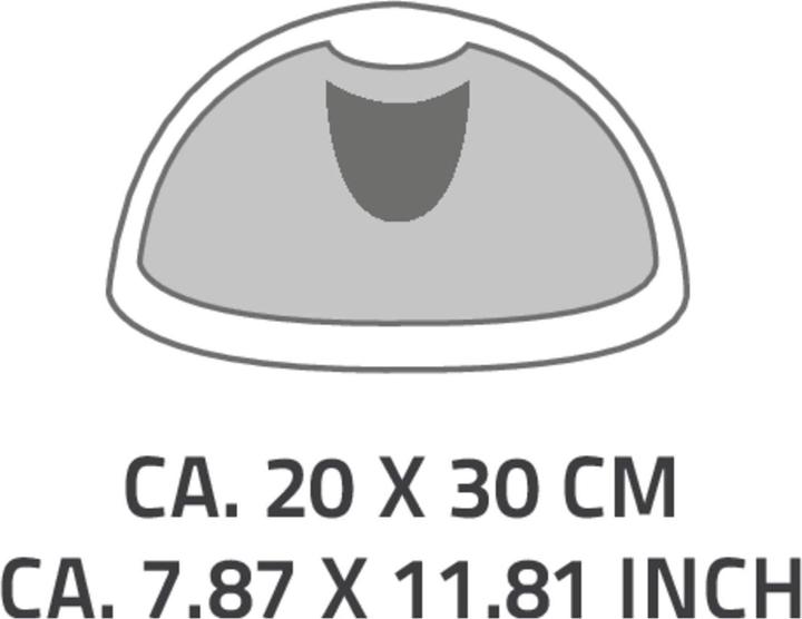 Produktbild Ridder Nackenpolster Comfort 30 x 20 cm ultramarin (3 x 20 x 35 cm)