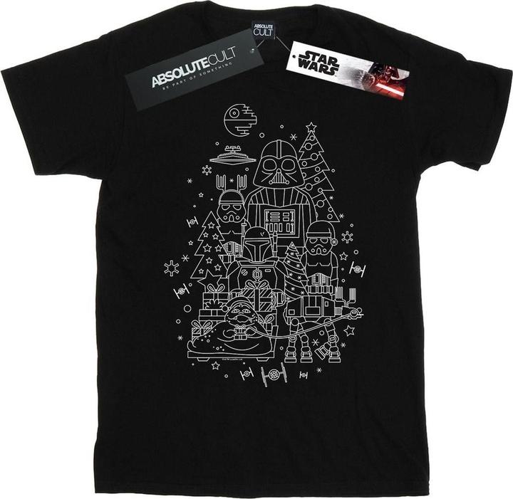 Immagine prodotto Star Wars Empire Christmas Maglietta Uomo (L)