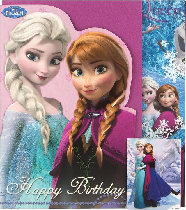 Produktbild Disney Frozen Geschenkpapier Geburtstag (Geschenkpapier, 1 x)
