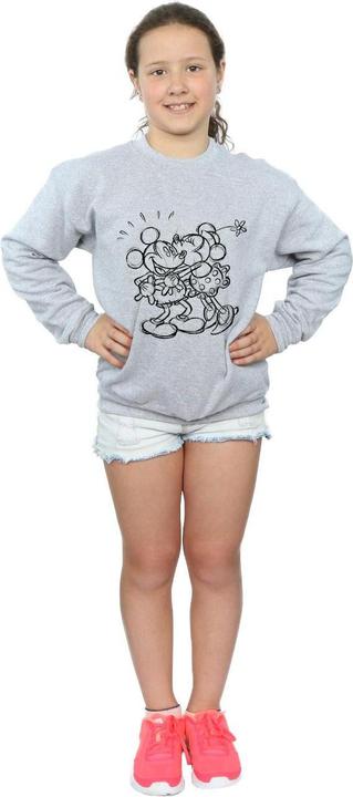 Produktbild Disney Mickey And Minnie Mouse Kiss Sketch Sweatshirt Mädchen (152, 158)