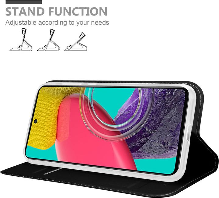 Actual product image Cadorabo Classy Book Case for Samsung Galaxy M53 5G (Samsung Galaxy M53 5G)