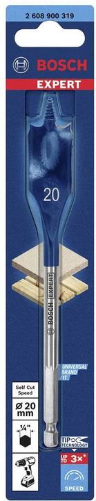 Image du produit Bosch Professional Zubehör Mèche à fraiser plate Expert SelfCut Speed, 20 x 152 mm (jusqu'à 20 millimètres)