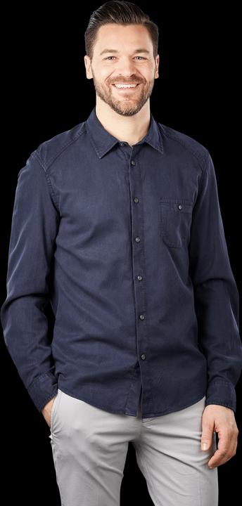 Produktbild Drykorn Long Sleeve Laremto Shirt Classic Fit Dark Blue (L)