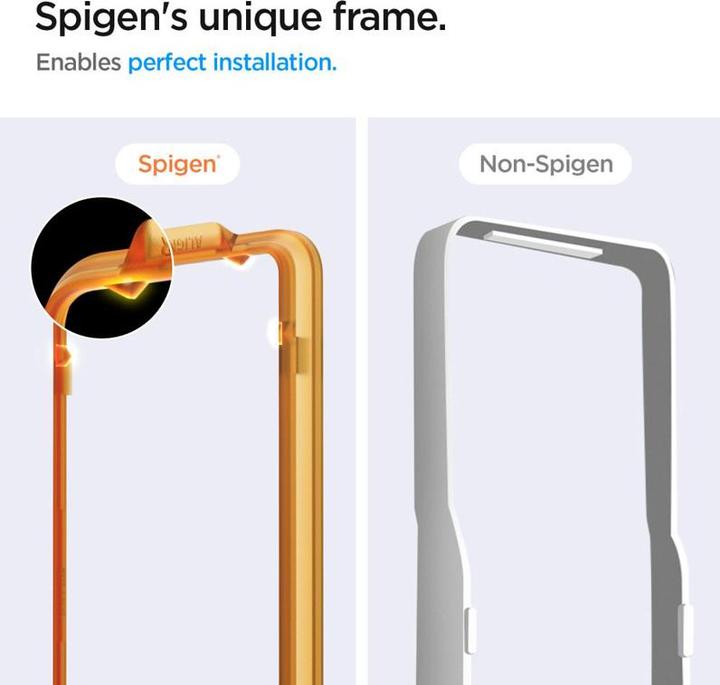 Actual product image Spigen GLAS.tR Align Master Google Pixel 8a Glass Screen Protector 2PCS (2 Piece, Google Pixel 8a)