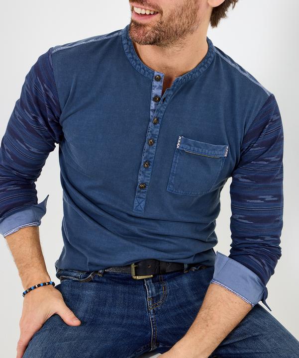 Produktbild Joe Browns Contrast Aztec Long Sleeve Henley (XL)