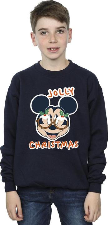 Immagine prodotto Disney Mickey Mouse Jolly Christmas Glasses Felpa Ragazzi (152, 158)