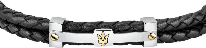 Image du produit Maserati Armband (22 cm, Acier inoxydable, Cuir, Recyclé)