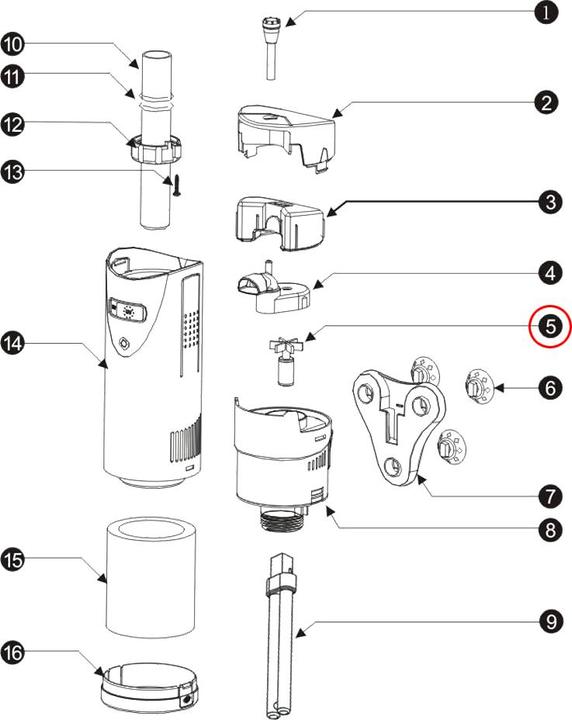 Produktbild SunSun CUP-807 CUP-809 Aquariumpumpe Ersatzteil Impeller