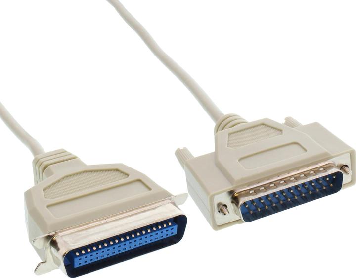 InLine Printer cable (5 m, Parallel (printer))