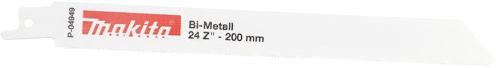 Immagine prodotto Makita P-04949 Lame per sega diritta 200X0,9MM (24TPI), 5 pezzi, per metallo