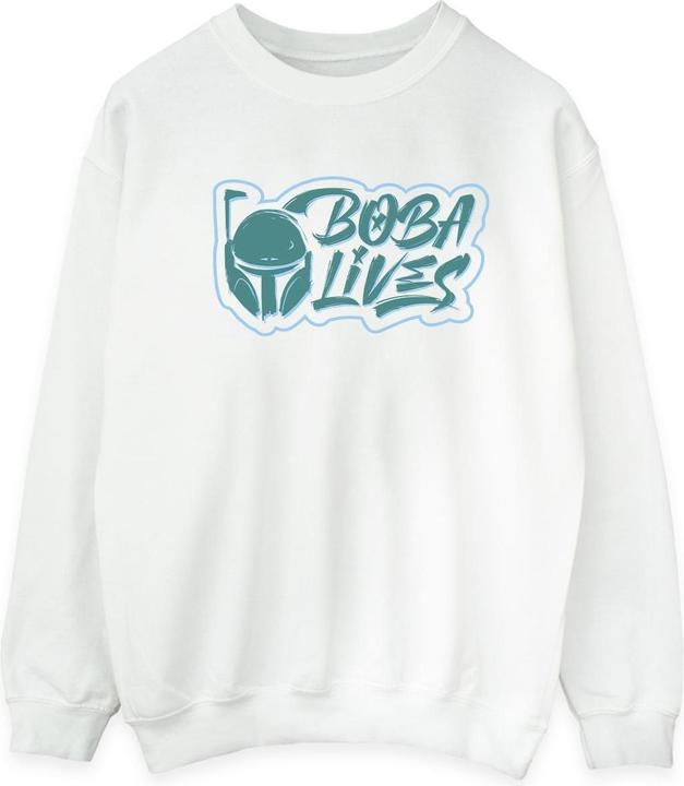 Star Wars The Book Of Boba Fett Lives Chest Sweatshirt (L)