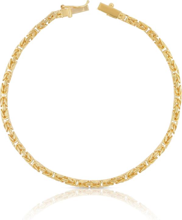 Muau Königskette (19 cm, 750/18K Gelbgold)