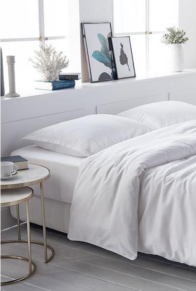 Actual product image Living Home Uni satin (Bedding set, 240 x 240 cm, 65 x 100 cm)