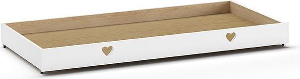 Immagine prodotto Vipack Letto Amori con pannello posteriore, incluso il box estraibile (90 x 200 cm)