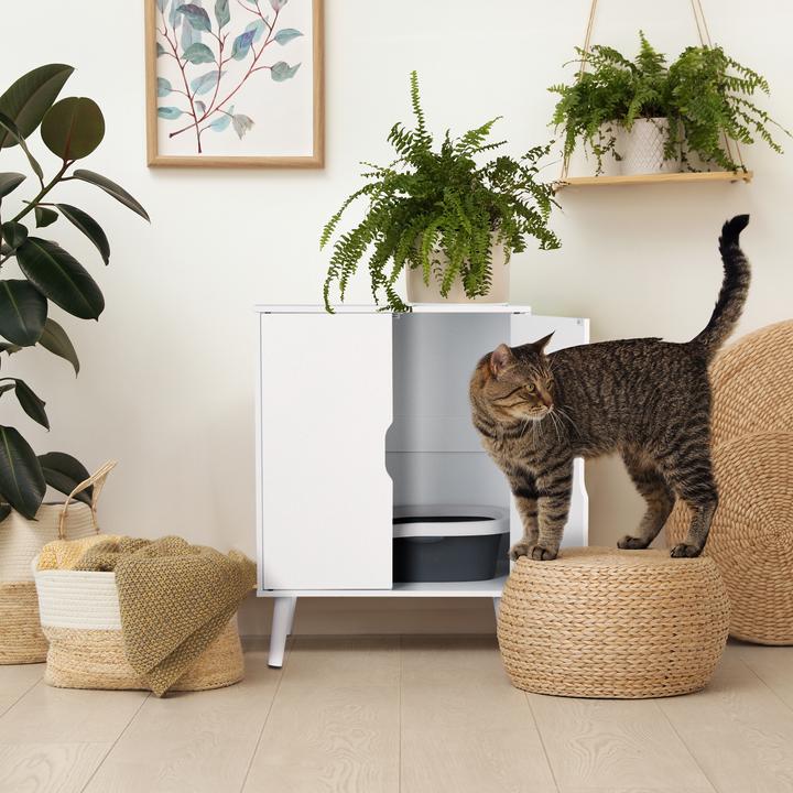 Actual product image Relaxdays Cat cabinet (Cat litter box closed)