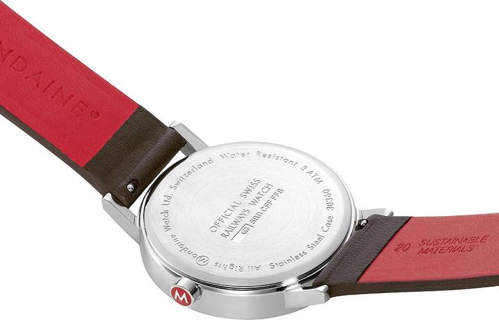 Produktbild Mondaine Classic - Vegan poliert (Analoguhr, Swiss Made, 40 mm)