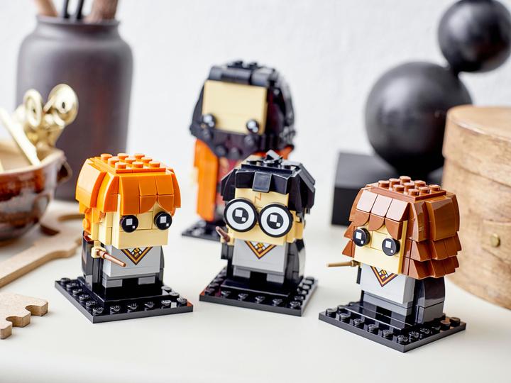 Produktbild LEGO Harry, Hermine, Ron & Hagrid (40495, LEGO Brickheadz, LEGO Seltene Sets)