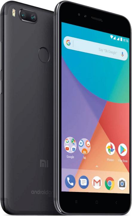 Xiaomi Mi A1 (32 GB, Black, 5.50", Hybrid Dual SIM, 12 Mpx, 4G)