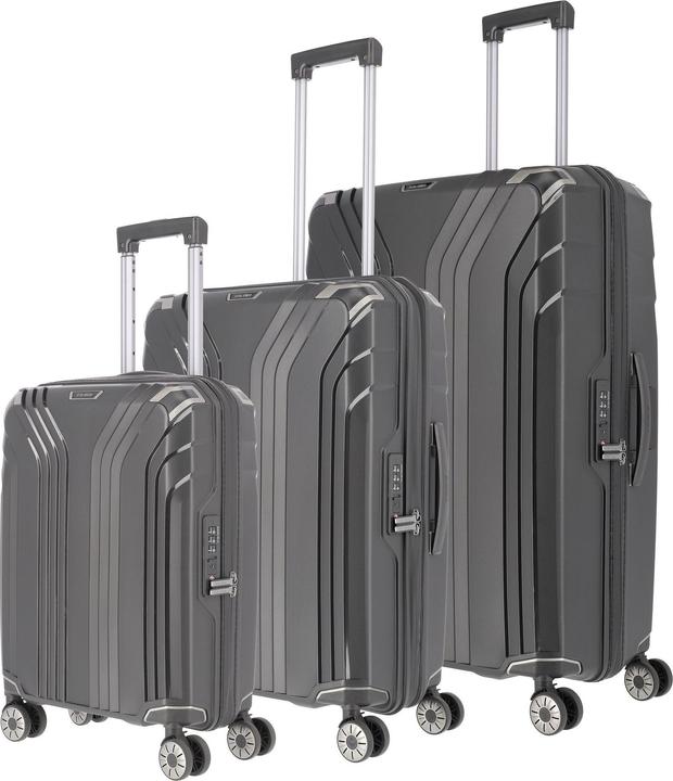 Travelite ELVAA Kofferset L/M/S (102 l, Handgepäck (bis 50l), M (50 - 90l), L (90 - 115l))