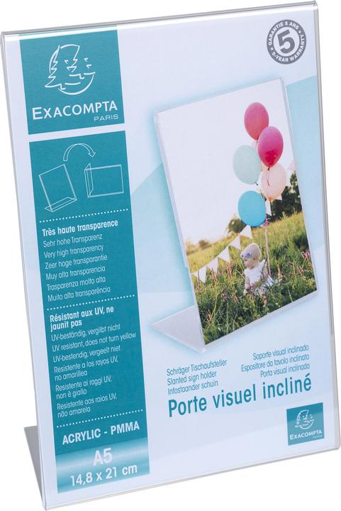 Immagine prodotto Exacompta Porta cartelli A5 alto (A5)