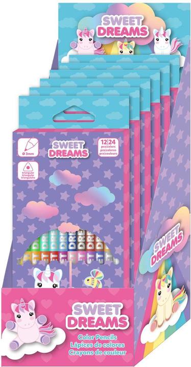 Actual product image Sombo Sweet Dreams crayons double sided (Multicoloured, 12 x)