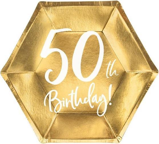 Immagine prodotto Partydeco Targa 50 anni in oro