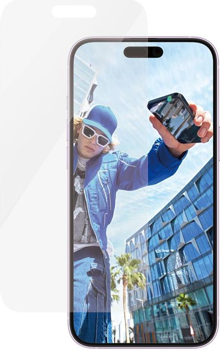 Actual product image PanzerGlass Classic Fit (1 Piece, Apple iPhone 15 Plus, Apple iPhone 16 Plus)