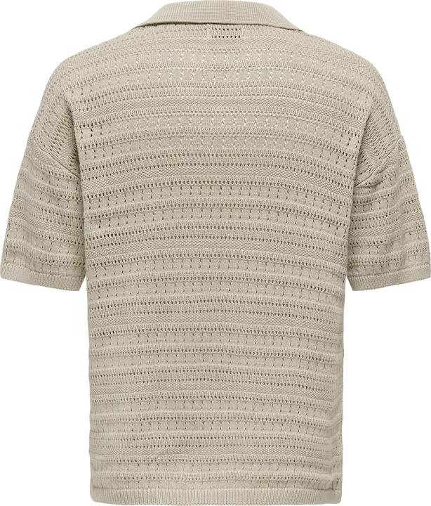 Actual product image Only & Sons Onsgrayson Ds 5 Chochet Polo Knit (XS)