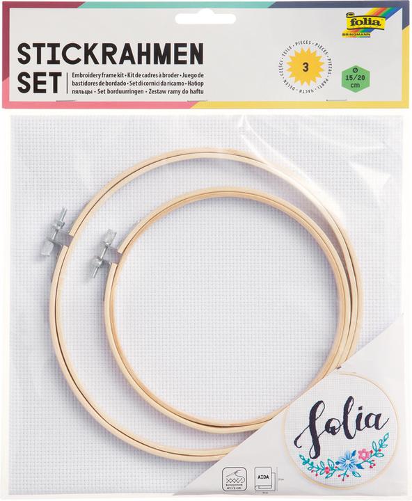 Produktbild Folia Stickrahmen 2er Set