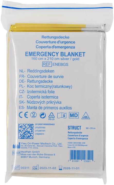 Produktbild Struct Rettungsdecke (Erste Hilfe Set Zubehör)