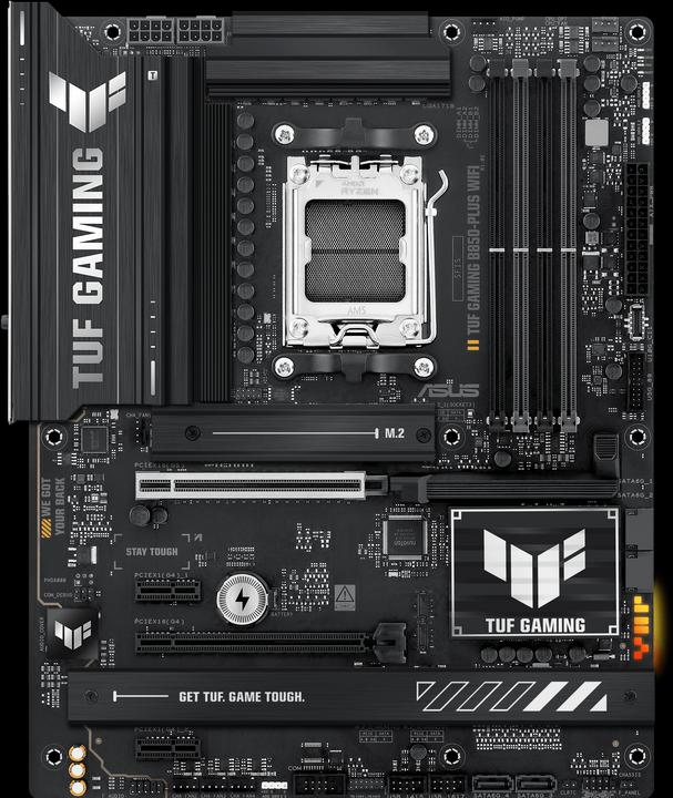 Actual product image ASUS TUF Gaming B850-Plus Wifi (AM5, AMD B850, ATX)