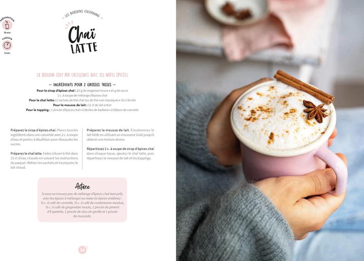 Image du produit Larousse pratique Matcha latte, chaï tea et petites douceurs cosy! (Français, Augé Séverine, 2024)