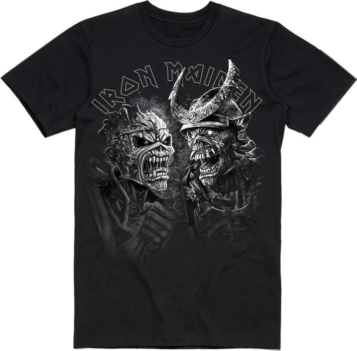 Iron Maiden Senjutsu Large Grayscale Heads