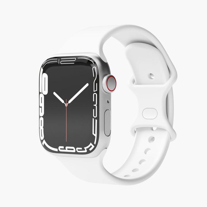 Produktbild Vonmählen Silicone Loop Case 2 Band One White 42/44/45/49mm (42 mm, 44 mm, 45 mm, 49 mm, Stainless Steel)