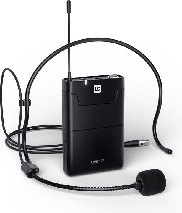 Produktbild LD Systems ANNY® 8 BPH B5 G - Tragbarer Bluetooth® PA-Lautsprecher mit Akku, Mixer und 1x Headset-Mikrofon (ink (Aktiv)