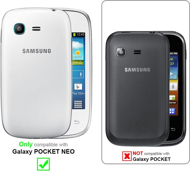 Productafbeelding Cadorabo Flip met structuurhoes (Samsung Galaxy Pocket Neo)