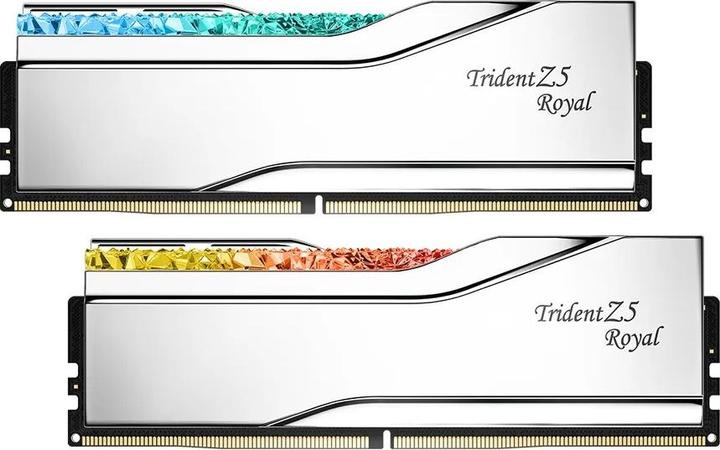 Image du produit G.Skill D564GB 6000-28 TZ5 Royal Silver sr GSK (F5-6000J2836G32GX2-TR5S) (2 x 32GB, 6000 MHz, RAM DDR5, DIMM)
