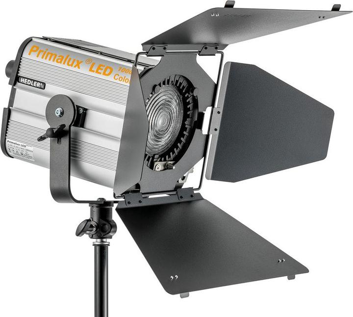 Hedler Primalux LED 1000 Color, 3000-6500K mit Fresnellinse, Dimmbar von 5-100%