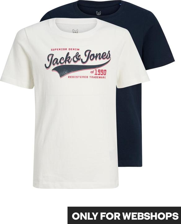 Jack & Jones Jungs 2er-Pack T-Shirt (152)