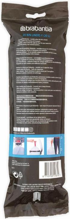 Immagine prodotto Brabantia Sacchetto per rifiuti PerfectFit (20 x, 20 l)
