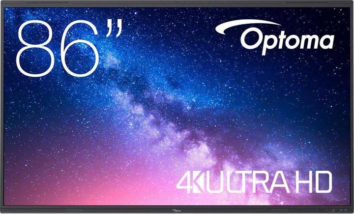 Actual product image Optoma 5863RK 86inch 400cd/m2 UHD Interactive 4K Multi-Touch Display Android 13 Integrated Google Pl (3840 x 2160 Pixels, 86")