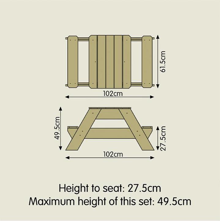 Image du produit TP Toys Table de jeu en bois et sable Classic