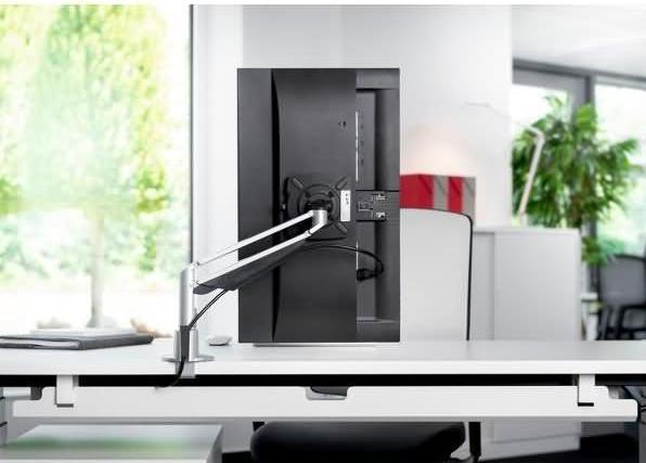 Actual product image Novus Monitor support arm Clu 2 2 - 7 kg silver Tischbef. (Table)