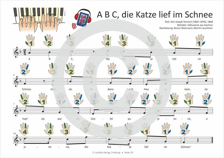 Image du produit Einfacher!-Geht-Nicht: 34 Kinderlieder BAND 1+2 für Klavier und Keyboard (+Play-Along Download (Allemand, Martin Leuchtner, Bruno Waizmann, 2023)