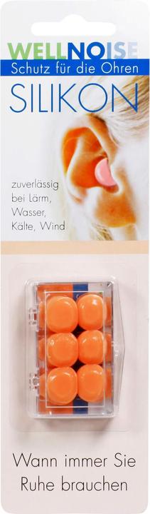 Wellnoise Silikon Ohrenstopfen skin, 6 St. Ohrstöpsel