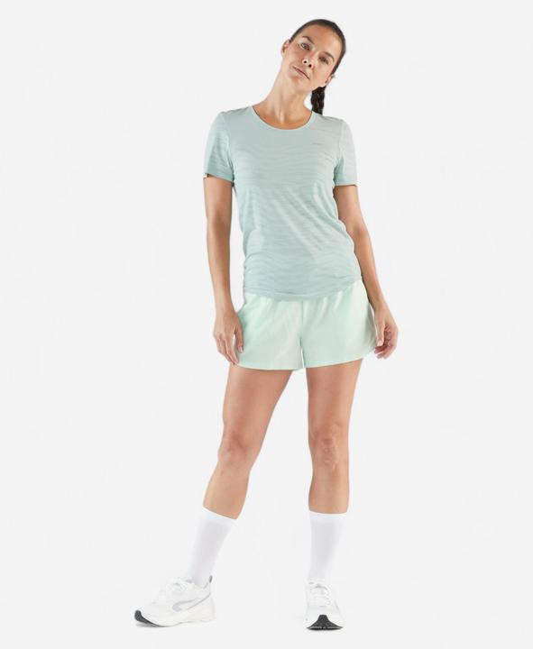 Produktbild Kiprun Laufshorts Trailrunning Damen atmungsaktiv - Run 500 Dry grün (M)