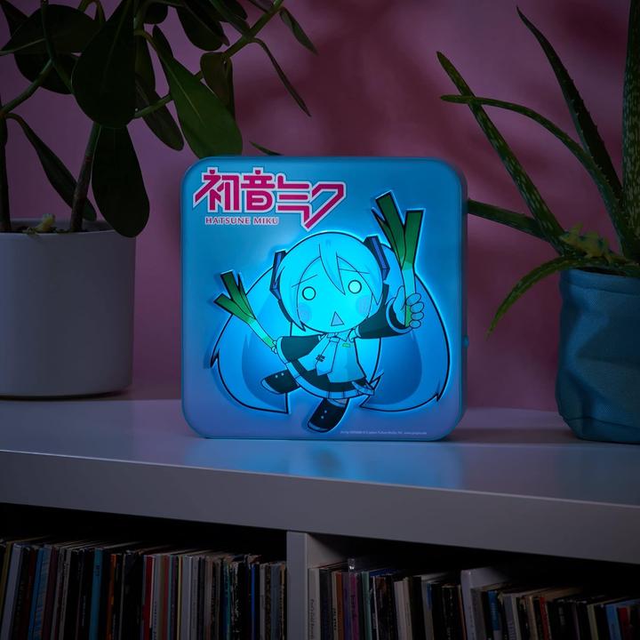 Actual product image Numskull Official Hatsune Miku 3D table lamp / wall lamp