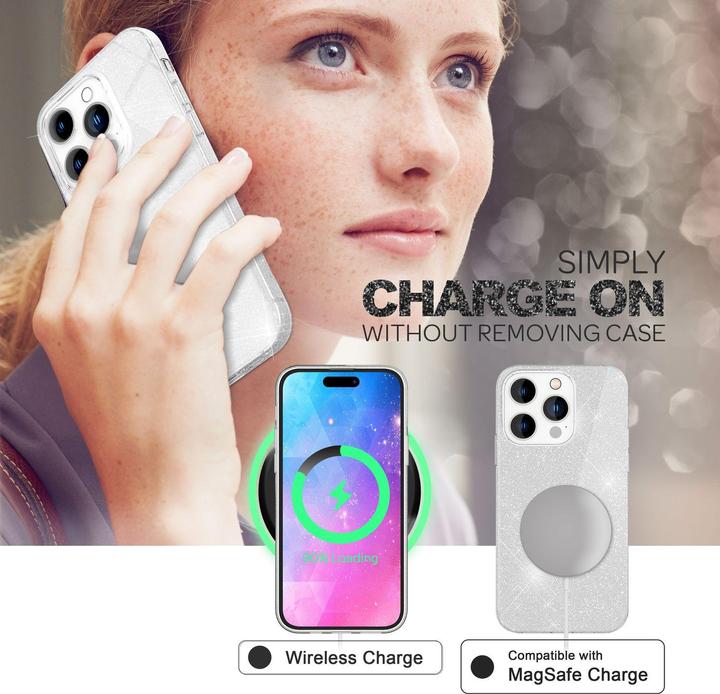 Produktbild Nalia Glitzer Hülle (Apple iPhone 14 Pro)